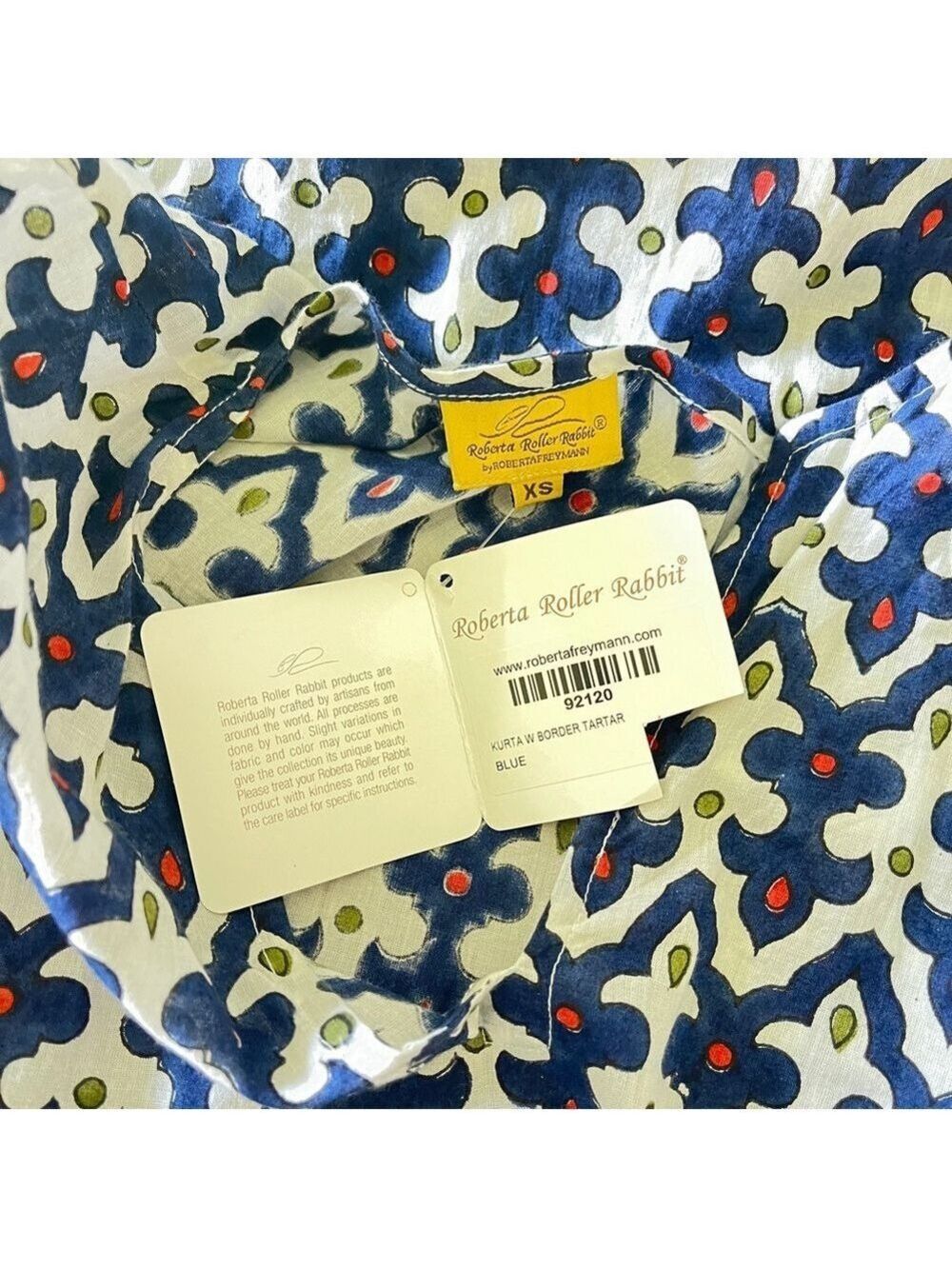 Roberta Roller Rabbit Tunic - Size XS - Picture 3 of 13
